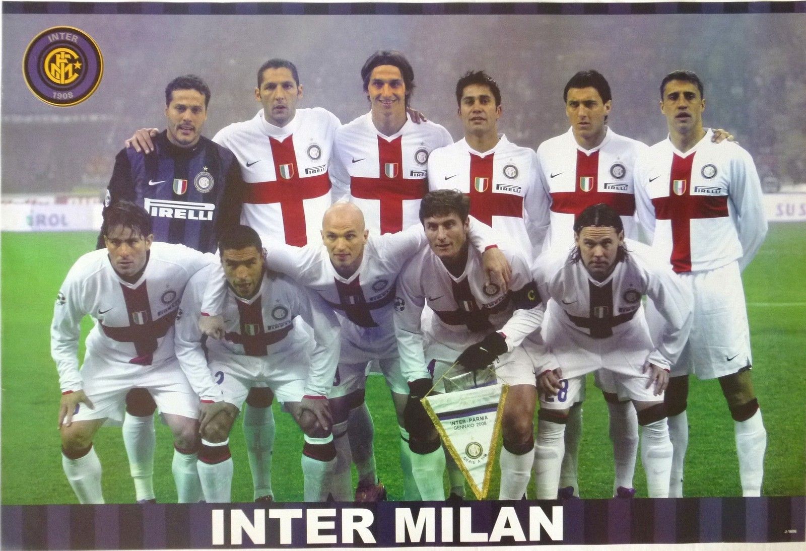 07-08 Inter Milan Away White&Red Retro Jerseys Shirt